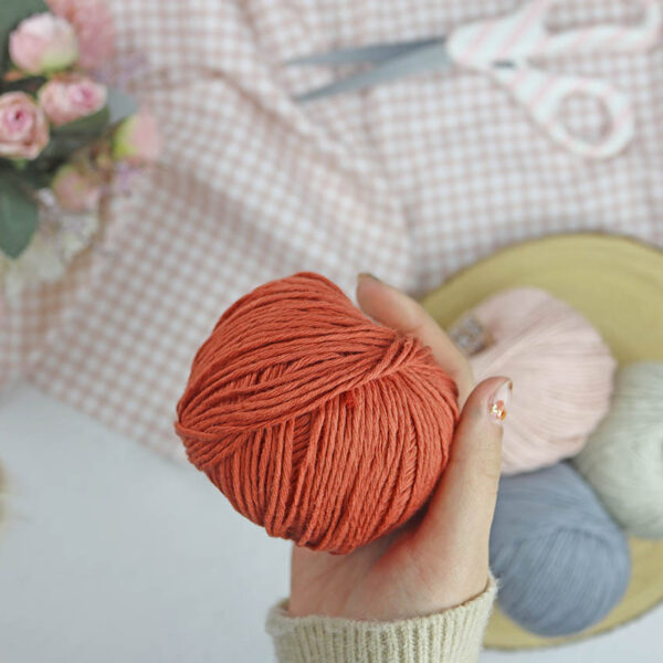 Ovillo Teja 3.5 Nature, para crochet - Imagen 2