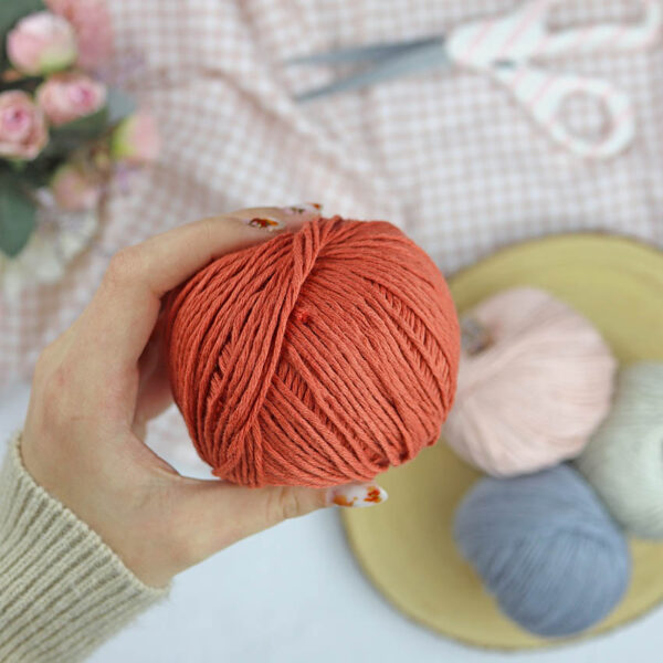 Ovillo Teja 3.5 Nature, para crochet - Imagen 4