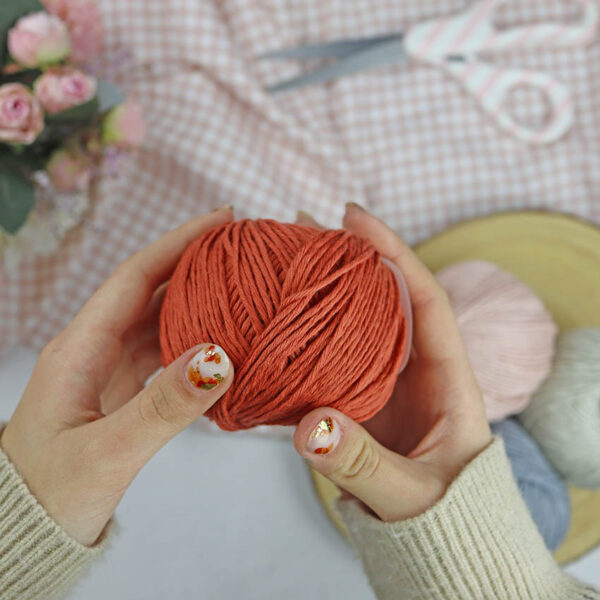 Ovillo Teja 3.5 Nature, para crochet - Imagen 6