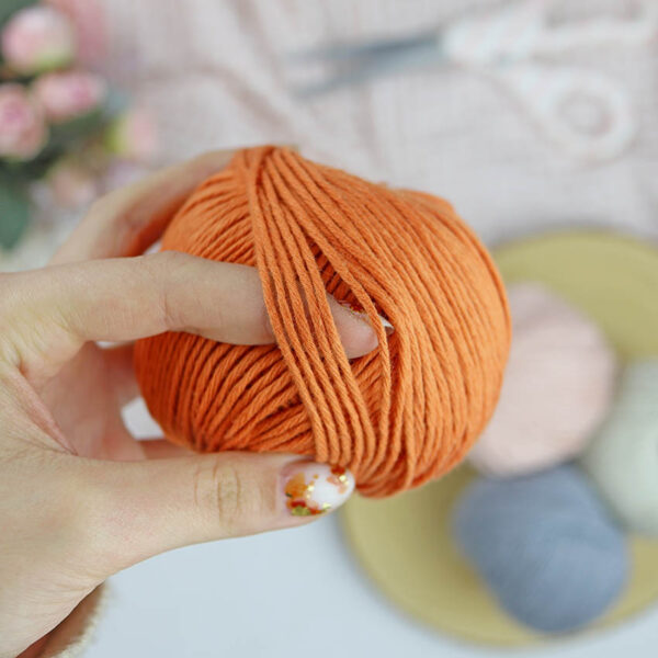 Ovillo Calabaza 3.5 Nature, para crochet (copia) - Imagen 4