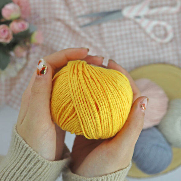 Ovillo Canario 3.5 Nature, para crochet