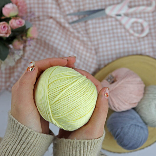 Ovillo Vainilla 3.5 Nature, para crochet - Imagen 2
