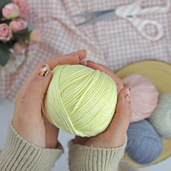Ovillo Vainilla 3.5 Nature, para crochet