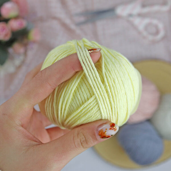Ovillo Vainilla 3.5 Nature, para crochet - Imagen 5