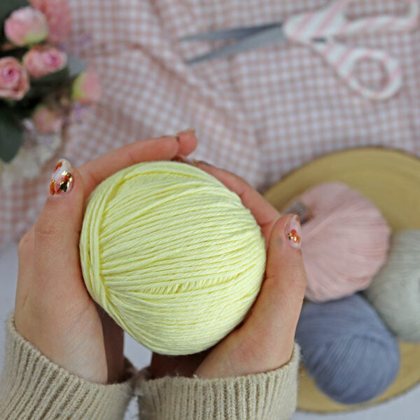 Ovillo Vainilla 3.5 Nature, para crochet - Imagen 6