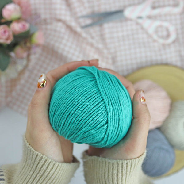 Ovillo Esmeralda 3.5 Nature, para crochet - Imagen 2