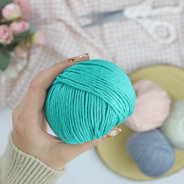 Ovillo Esmeralda 3.5 Nature, para crochet - Imagen 3