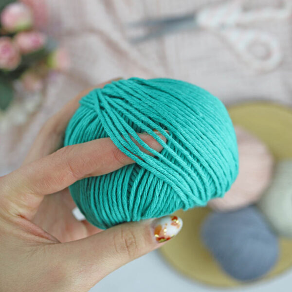 Ovillo Esmeralda 3.5 Nature, para crochet - Imagen 4