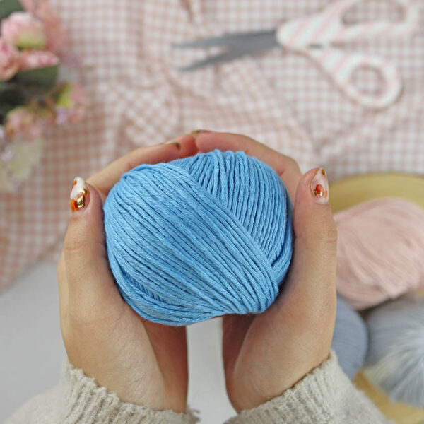 Ovillo Azul 3.5 Nature, para crochet - Imagen 2