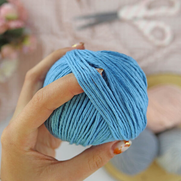 Ovillo Azul 3.5 Nature, para crochet - Imagen 4