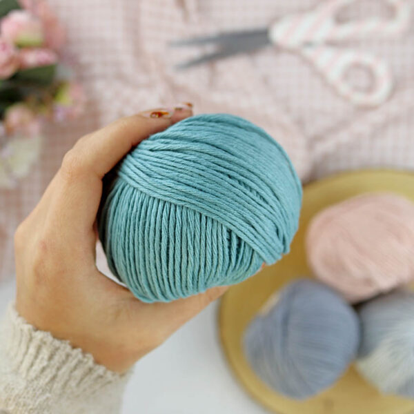 Ovillo Azul Vintage 3.5 Nature, para crochet