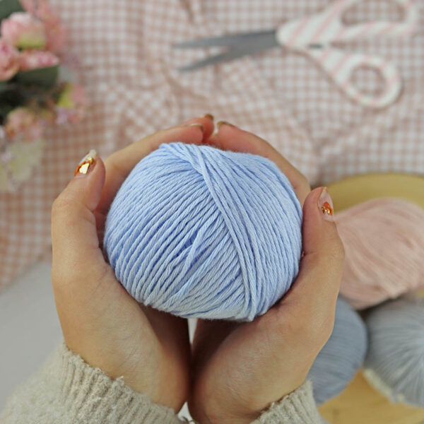 Ovillo Azul Bebé 3.5 Nature, para crochet