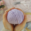 Ovillo Lavanda 3.5 Nature, para crochet