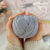 Ovillo Gris 3.5 Nature, para crochet