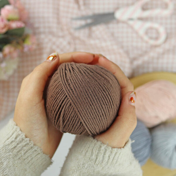 Ovillo Pardo 3.5 Nature, para crochet