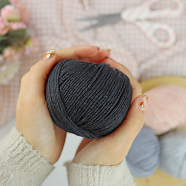 Ovillo Negro 3.5 Nature, para crochet