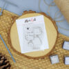 Sello Papá, Amor incondicional. De Alúa Cid. Para scrapbooking y manualidades