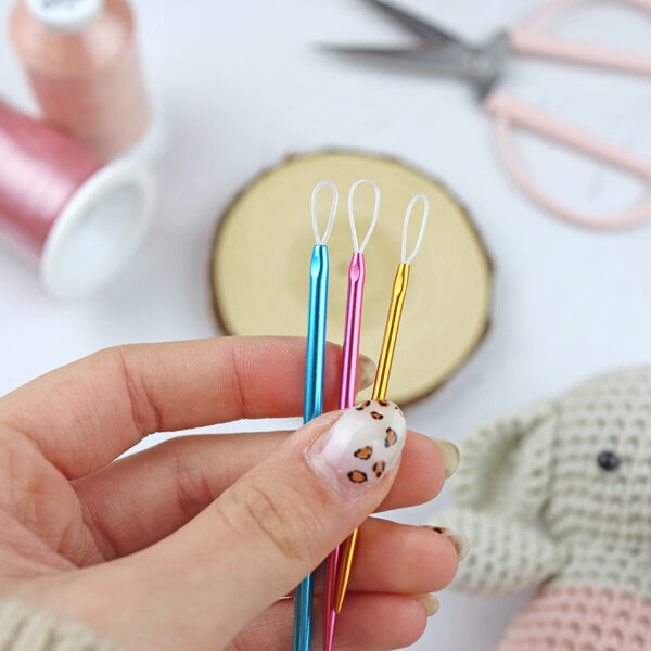 Agujas laneras de ojo flexible, de KnitPro