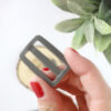 Hebillas ajustables Antracita 32mm | Set de 2 - Imagen 2