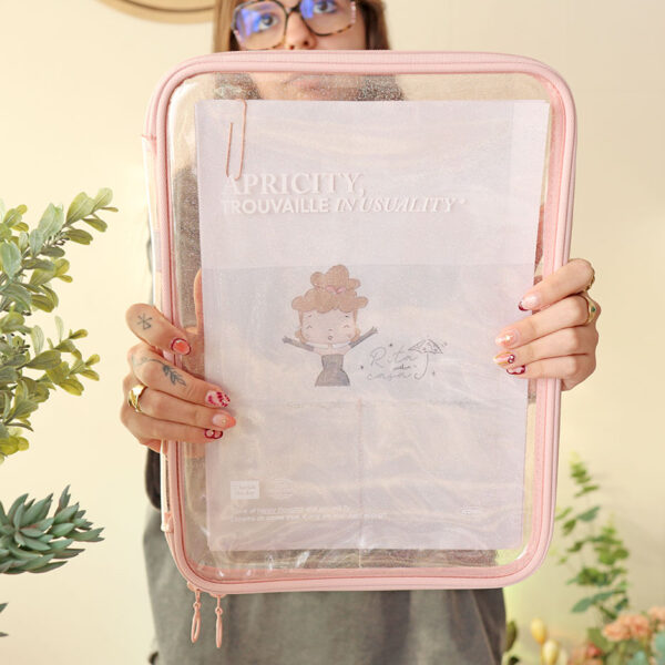 Funda portadocumentos y ordenador rosa, de Iconic - Imagen 2