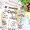 Set de sellos Barcelona, de Lora Bailora - Imagen 3
