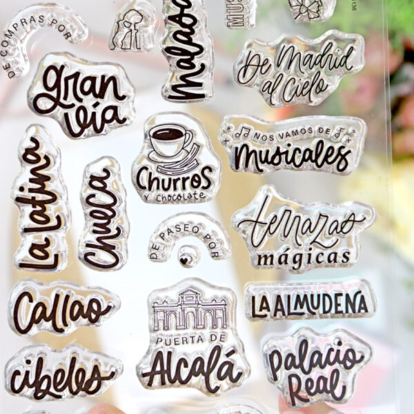 Set de sellos Madrid, de Lora Bailora - Imagen 4