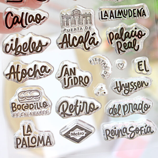 Set de sellos Madrid, de Lora Bailora - Imagen 5