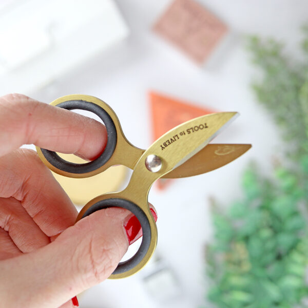 Mini tijera dorada, de Tools to Liveby - Imagen 5