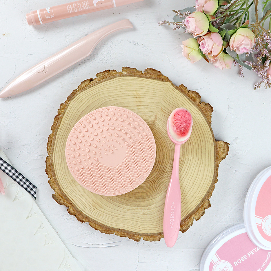 Limpiador de brochas y pinceles Rosa de Artis Decor