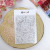 Set de sellos con troquel Ohana de fiesta, para scrapbooking y manualidades. Diseño de Alúa Cid