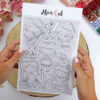 Set de sellos Familia de fiesta, para scrapbooking y manualidades. Diseño de Alúa Cid