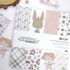 Bloc de 36 papeles para scrapbooking Ohana de Fiesta. Diseño de Alúa Cid
