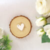 Corazón metacrilato Blanco