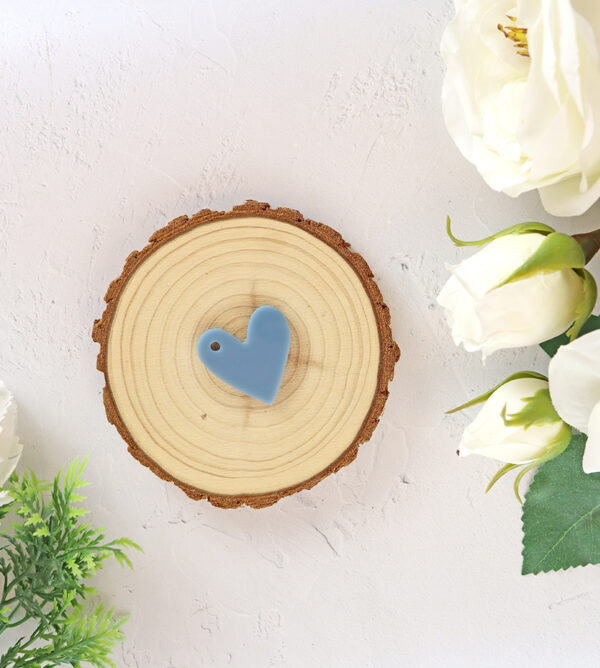 Corazón metacrilato Denim