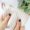 Muselina doble Listas Beige - Imagen 2