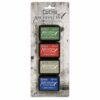 Kit mini tintas Distress & Archival 6, de Ranger
