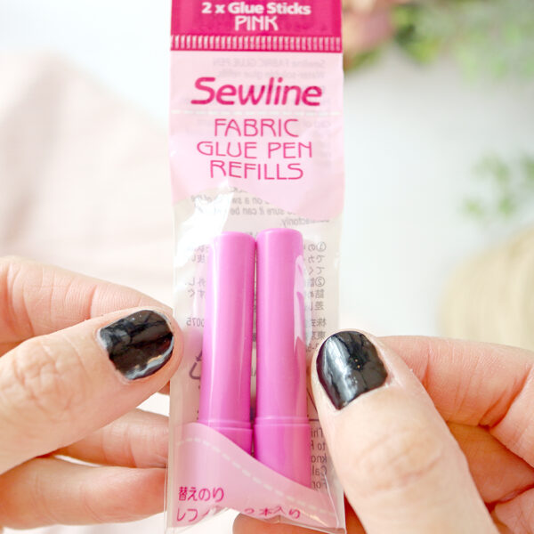 Recambio para barra de pegamento rosa para tela de Sewline - Imagen 2