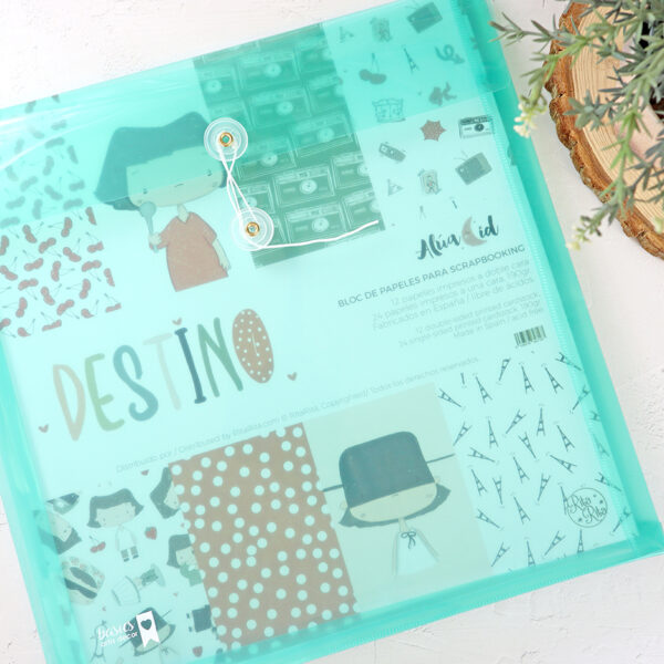 Sobre Menta 12" con fuelle, para Organización - Imagen 4