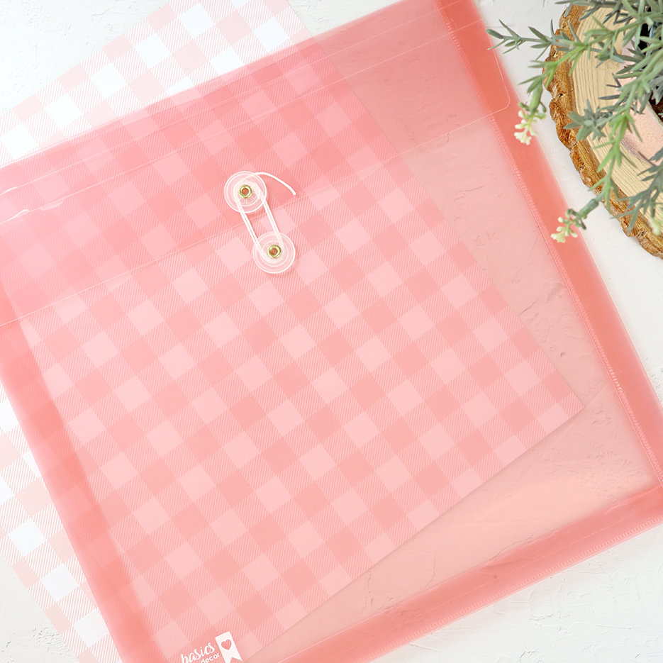 Sobre Rosa 12" con fuelle, para Organización - Imagen 4