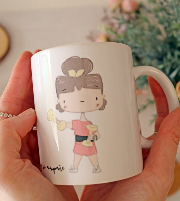 Taza Que la fuerza te acompañe de Alúa Cid