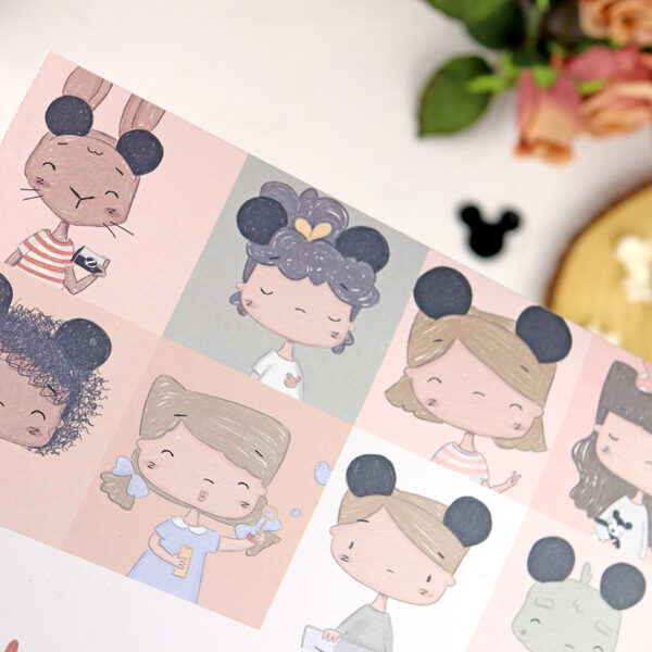 Bloc Ilustraciones Fantasía de Alúa Cid. Para scrapbooking - Imagen 3
