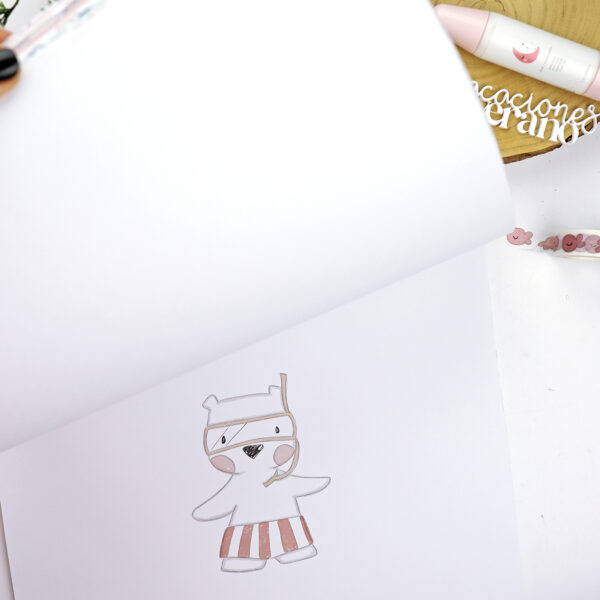 Bloc de 36 papeles Ohana en la playa para scrapbooking - Imagen 4