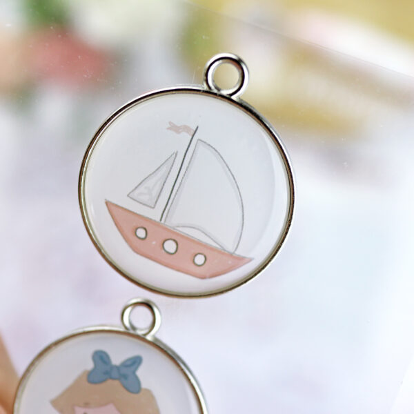 Set de charms metálicos Ohana en la playa - Imagen 3