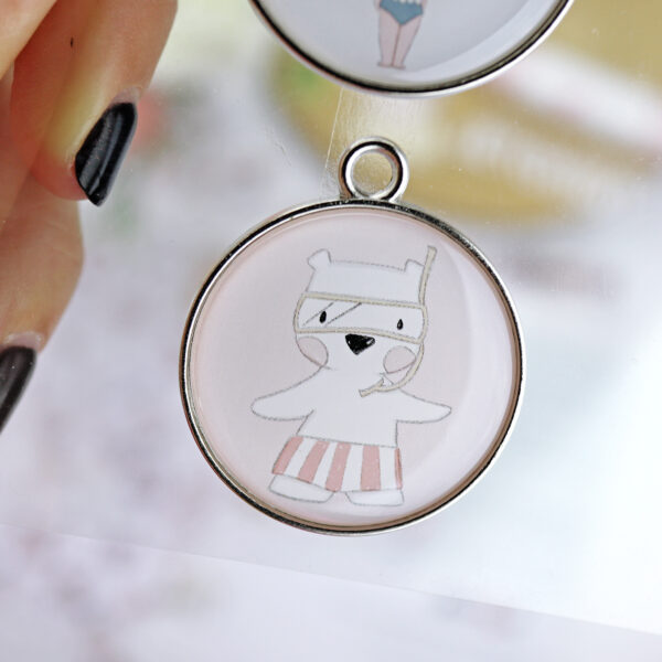 Set de charms metálicos Ohana en la playa - Imagen 5
