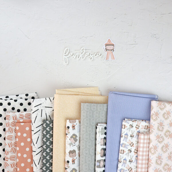 Tela Mini Vichy Salmón de Alúa Cid | Colección Fantasía - Imagen 5