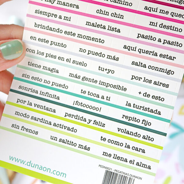 Pegatinas de frases Venice, de Dunaon - Imagen 2