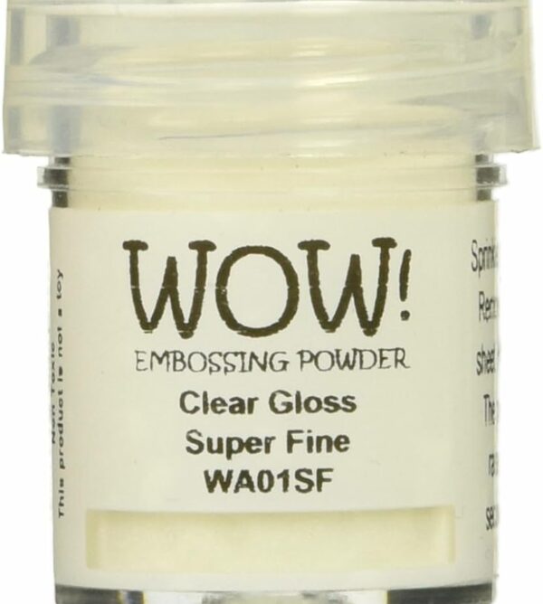 Polvos de emboss Clear gloss Super fine de WOW!