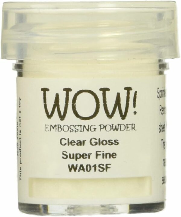 Polvos de emboss Clear gloss Super fine de WOW!