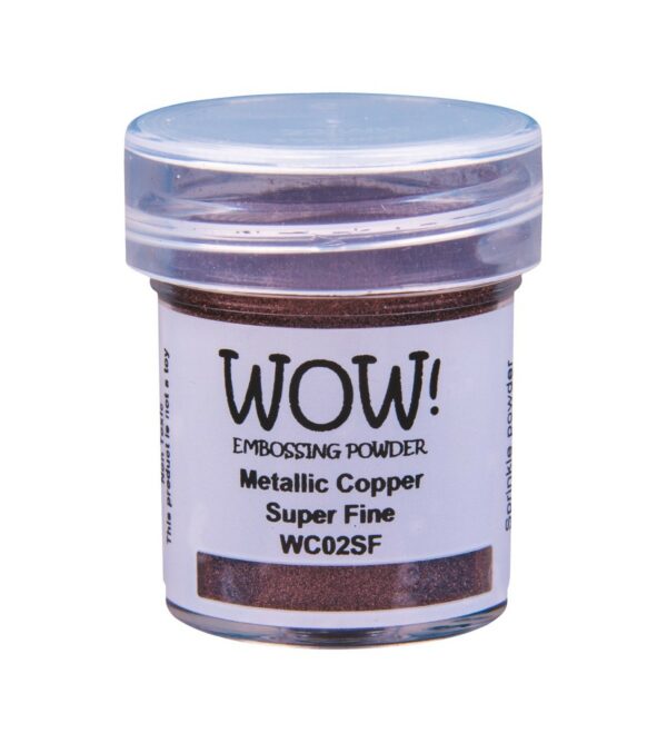 Polvos de emboss Metallic cooper Super fine de WOW!