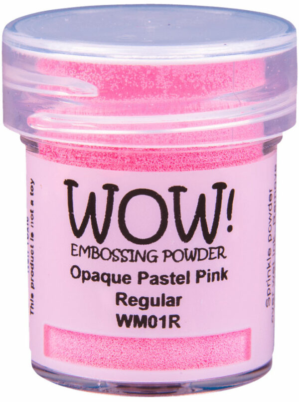 Polvos de emboss Opaque pastel pink de WOW!